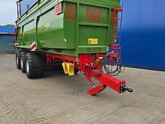 Hilken Muldenkipper, MKR8600, Hardox-Boden, Reifen 650/55R26,5, Lenkachse, Häckselaufsätze 800m