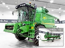 John Deere T660 4WD 6 walkers, 622R, yield and moisture measurement, drum speed reducer, 4WD