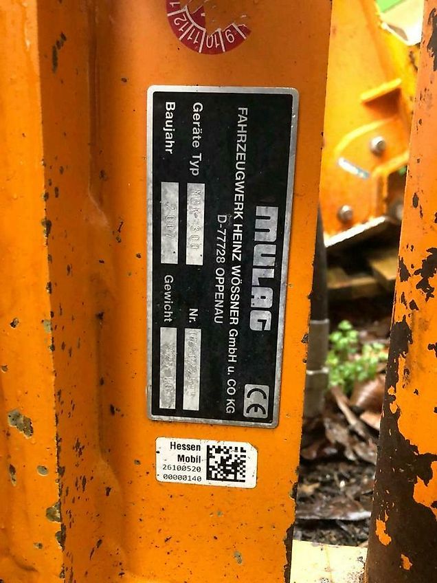 mulag MRK 300 Randstreifenmäher Böschungsmulcher Mähausleger MKM