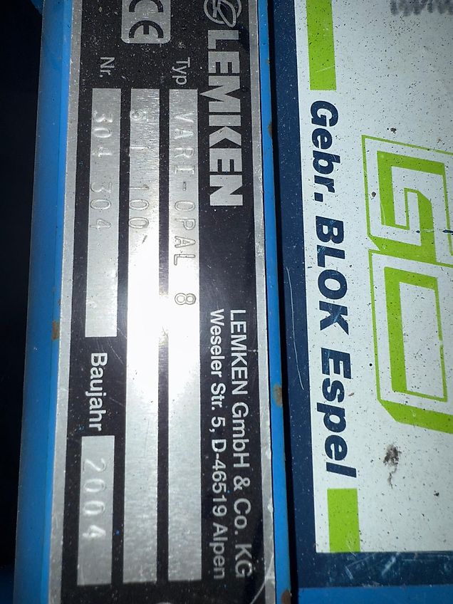 Lemken Variopal 8 5+1 L100 schaar