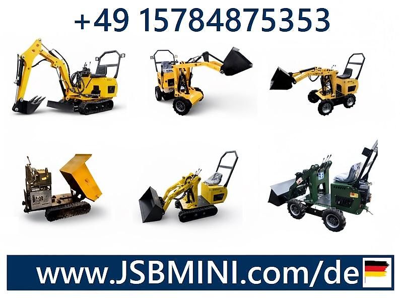 www.jsbmini.com Mini-Radlader mit Gelenk-/Wiegenradlader MS-L116KN JSB