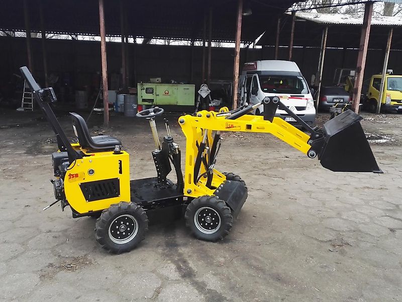 www.jsbmini.com Mini-Radlader mit Gelenk-/Wiegenradlader MS-L116KN JSB