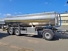 Edelstahltankanhänger - 3 Kammern - ISOLIERT(Nr. 6087)