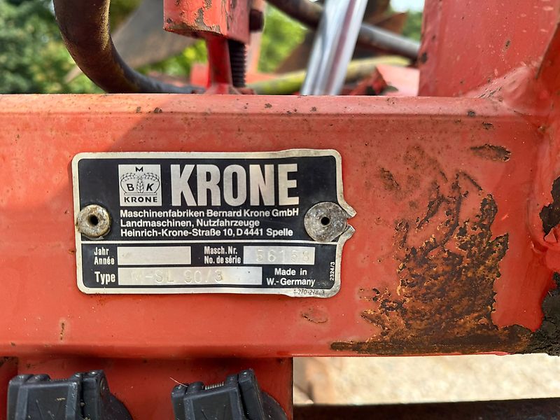 Krone Mustang SL 90/3 Furrow Plough