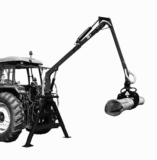 Forstkran Kran HRK3000 Forstkran, Rückekran, Kran mit Rotator für Dreipunkt, 4,6m, 2.000Kg