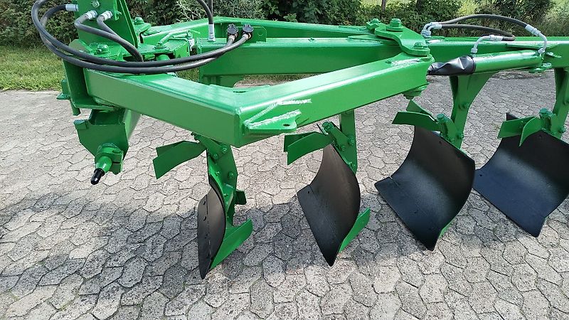 Howard Howard SP6 Schwenkpflug mit 265 cm Arbeitsbreite Gummistützrad mit hydraulischer Verstellung Pakerarmen für Schlepperleistungen um 200 PS sehr gut zur hohen Leistung der Swingplog für Kein Krone Lemken oder sonstiger Schwenkpflug leichte sandige & anmoori