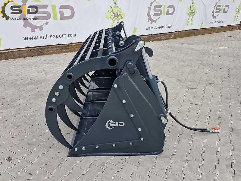 SID Krokodilschaufel Greifschaufel gebrannte Zinken 1,8M 1,37 m3