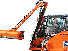 TIFERMEC DEC650P FR inkl. Mulchkopf T-130P Auslegemulcher /Böschungsmulcher für Traktor