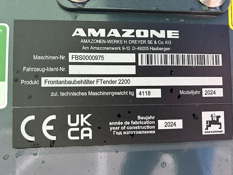 Amazone F-Tender 2200
