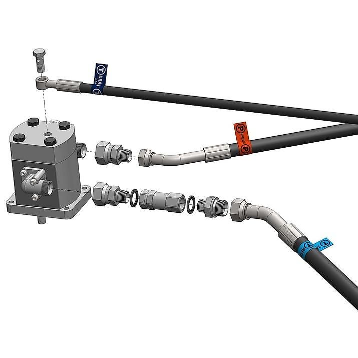 KELLFRI Zaunmäher Frontlader für Traktor Trommelmähwerk Kantenmäher Frontanbau