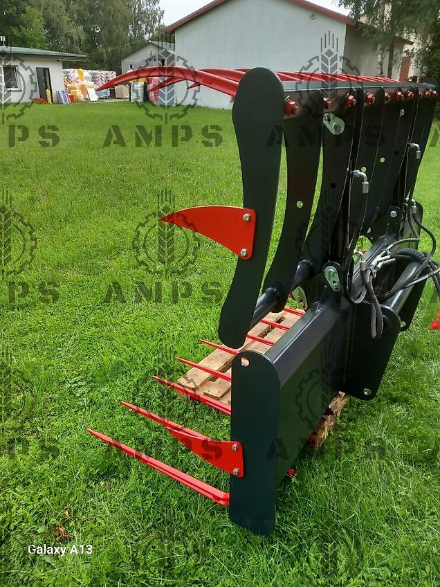 AMPS Krokodyl II-Siłownikowy Zęby Kute/ KROKODILGEBISS 2-ZYLINDER/ Kramer, Manitou