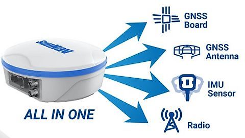 AKTION-SunNav Lenksystem RTK Komplett-S.A.T.