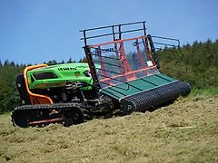 MDB LV500 PRO Mähraupe /Funkraupe /Geräteträger mit MDB Pick-Up-Schwader 175-