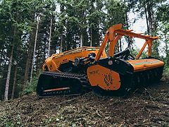 MDB LV800 PRO Mulchraupe /Forstraupe mit MDB Forstmulchkopf FM 150 PRO -Lagergerät-