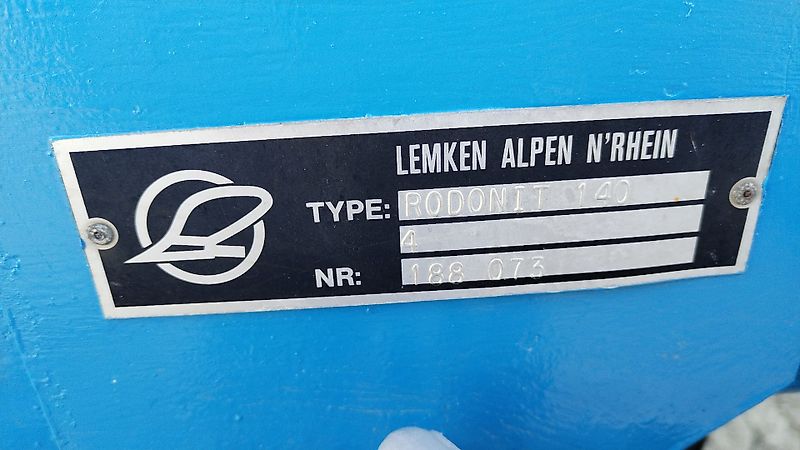 Lemken Lemken Lemken Rodonit 140/5 5 furchige Ausführung Gummistützrad 265 cm Arbeitsbreite kein Schwenkpflug Howard SP6 Krone mit 255 cm Arbeitsbreite