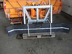 Futterschieber 2,2 Meter - Anbau Dreipunkt und Euro SW- und Palettengabelaufnahme Futterschieber- Gummischieber -2,2 M - Euro Schnellwechsel und Dreiunktanbau- Palettengabelaufnahme