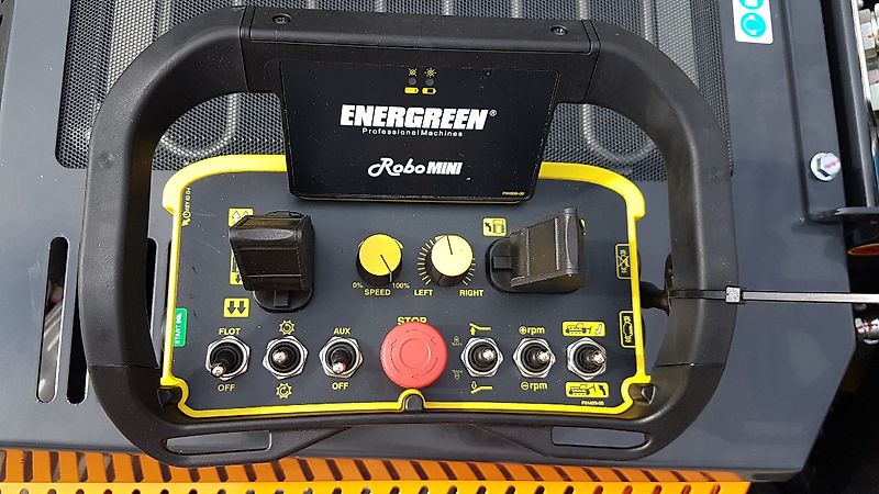 ENERGREEN Robo Mini mit Grünlandmulcher / Mähraupe auch zur Miete!