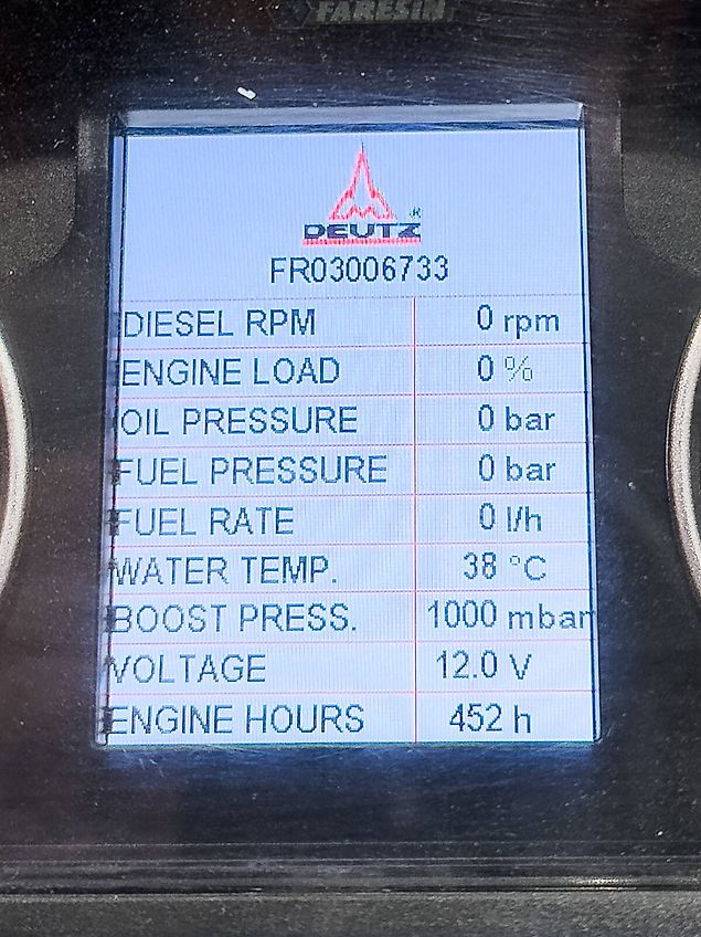 Faresin 9.70 HLS 74 telehandler with 7 ton and 8,8 m capacity, Joystick, pallet fork, bucket, 152 liter pump