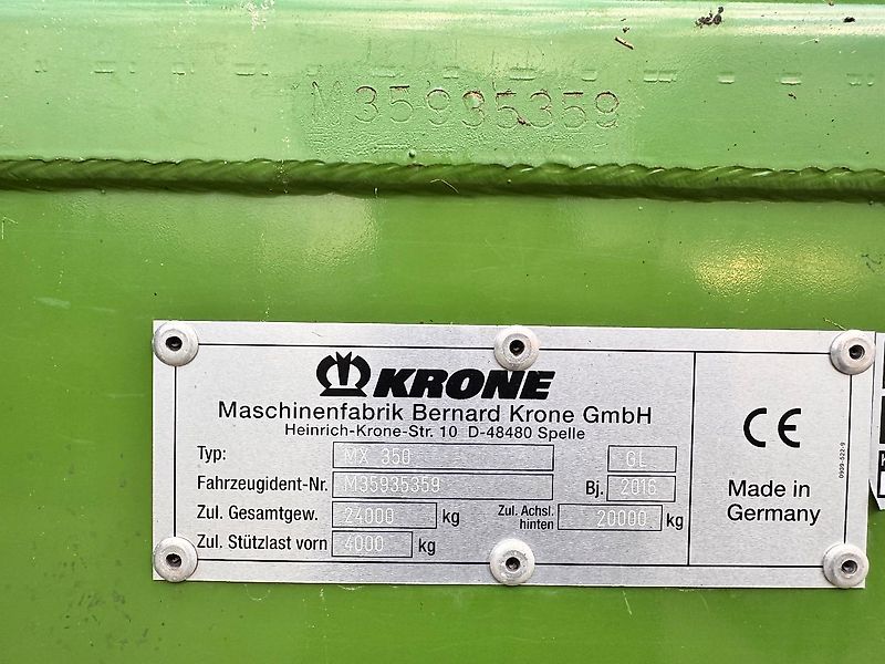 Krone MX 350 GL