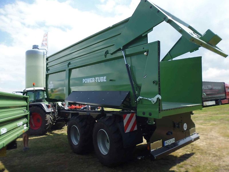 Brantner TA 24073 PowerTube - 24 to HARDOX Boden - luftgefedert - BPW Lenkachse + abklappbare 800er Aufsatzwände = 37,4 m³ -- 710er Räder